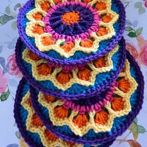 Coaster/Doily crochet set 4